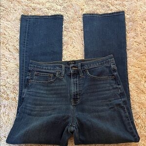 J. Crew Indigo high rise Boot Leg Jeans